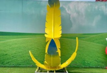 羽毛雕塑生產，景區案例，景觀烤漆羽毛雕塑優選