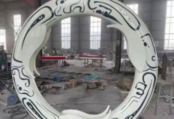 圓環方案精品，景觀雕塑，烤漆圓環雕塑生產商