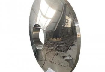 圓環雕塑供需，室外軟裝，金屬不銹鋼圓鏡雕塑制作