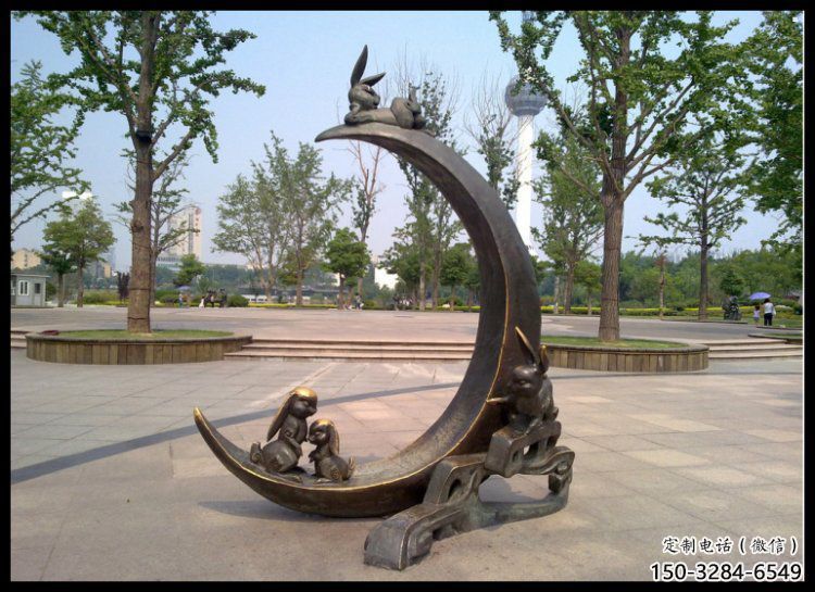 月亮船雕塑生產(chǎn)，透雕系列，不銹鋼月亮船雕塑生產(chǎn)商