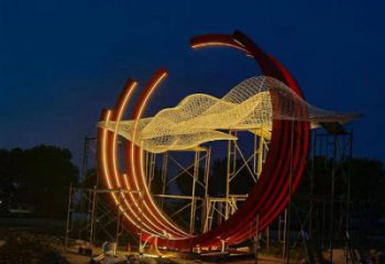 幼兒園云朵雕塑，鐵藝文化雕塑，鑄造制作