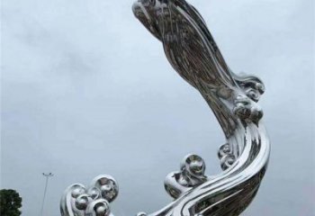 云朵雕塑，鏤空景觀雕塑，抽象效果