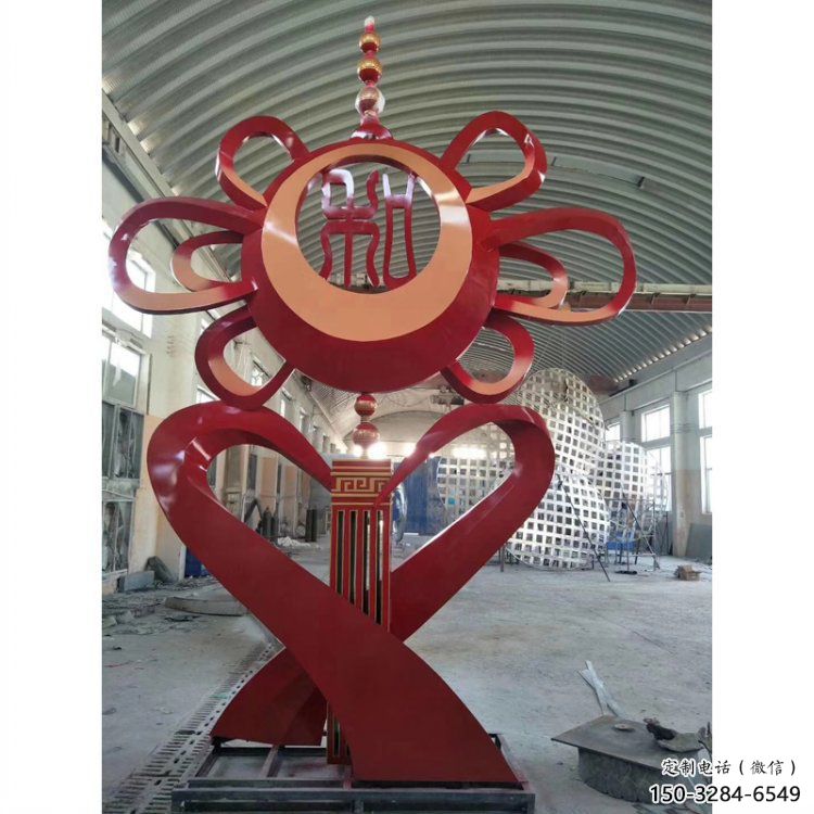 雕塑鐵鼓景觀精選，中式工藝，藝術鐵鼓雕塑供給