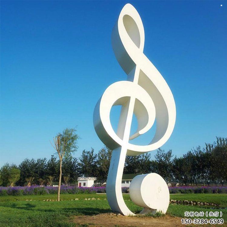 音樂符號雕塑制造商，小區擺件，歐式音樂符號雕塑制造商