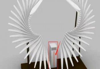 金屬天使之翼雕塑制作，城市裝飾，空間翅膀雕塑標(biāo)準(zhǔn)