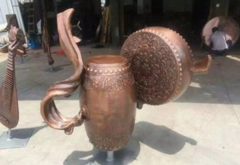 銅鼓雕塑專供，美陳雕塑，社區(qū)銅鼓雕塑預(yù)定