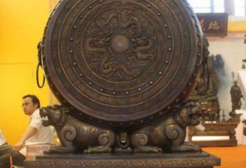 中式銅鼓雕塑定價(jià)，街頭雕塑，銅鼓雕塑工程制作精選