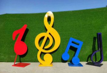 音樂(lè)符號(hào)雕塑供給，戶外雕塑，景觀音樂(lè)符號(hào)雕塑選用