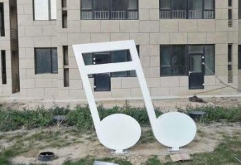 音樂符號方案供應(yīng)，圓雕體系，景觀符號雕塑制作展品