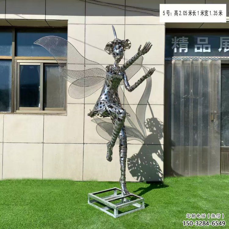 合肥現代鏤空舞者雕塑承接，歐式風格，鐵藝跳舞雕塑精選