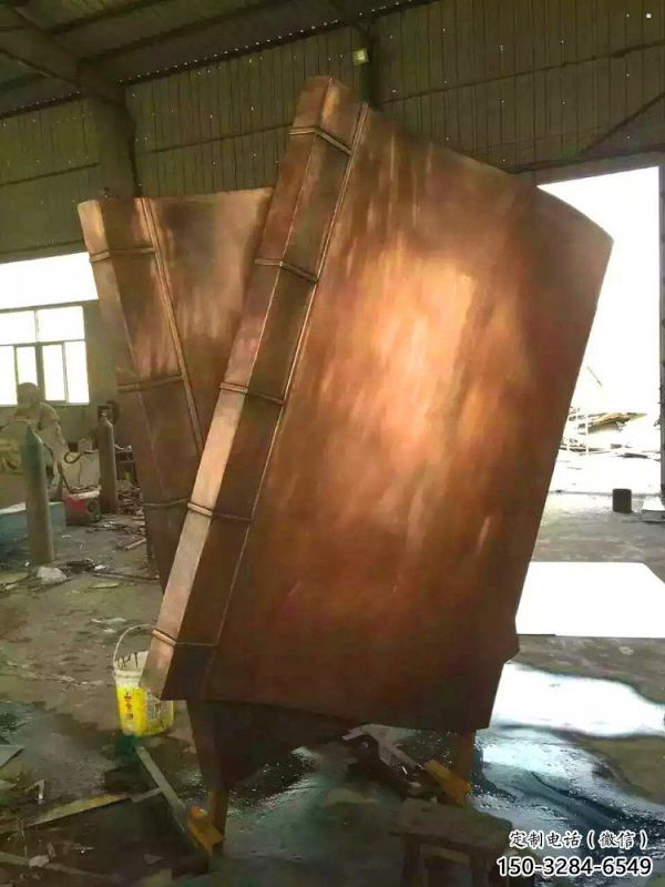 來賓鑄銅書籍供應(yīng)，街景小品，銅書籍雕塑廠家優(yōu)價