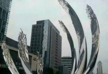 亳州地面噴泉雕塑小品，圓環結構概念，旱地水景噴泉體系