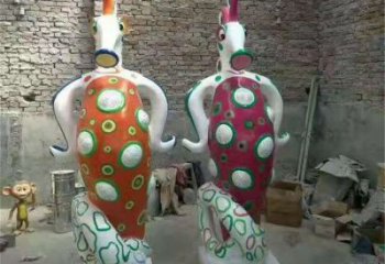 寧德幼兒園河馬雕塑，動(dòng)漫文化雕塑，卡通動(dòng)物制作