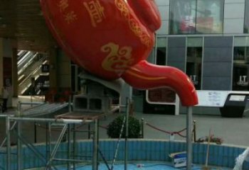 廈門鐵藝水景天壺雕塑，噴泉雕塑，抽象天壺雕塑制作