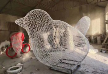 鼓樓鏤空小鳥雕塑精選，陸地擺件，鐵藝鳥兒雕塑精品