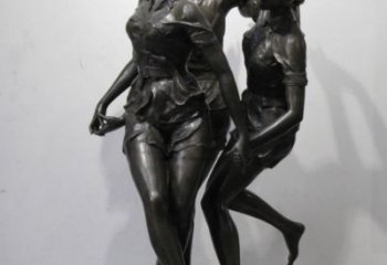 湛江住宅小區跳舞雕塑