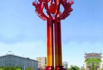 柳州街道精神堡壘雕塑