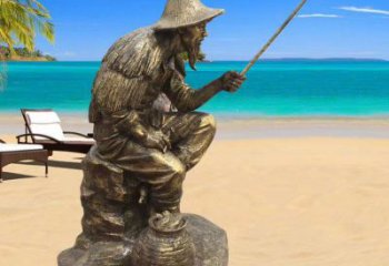 桂林抽象姜太公雕塑