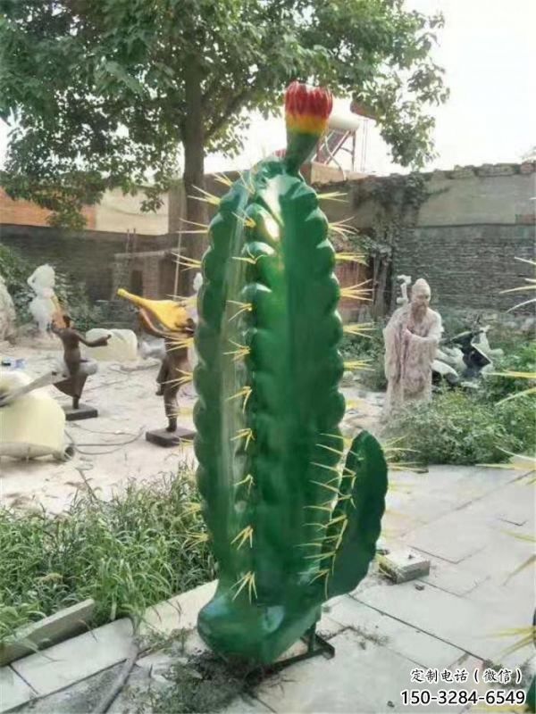烏當彩繪仙人棒雕塑承接，城市裝飾，仿真仙人棒雕塑公司