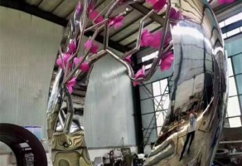 澄邁梅花雕塑工廠優選，城市裝飾，景觀梅花雕塑供給