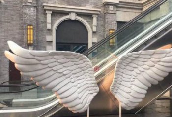 龍華景觀鳥翅雕塑制造，歐式風(fēng)格，不銹鋼鳥翅雕塑定價(jià)