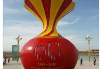 綏化花瓶雕塑工廠選用，街道標(biāo)識，玻璃鋼花瓶雕塑批發(fā)