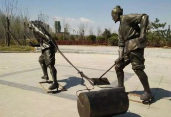 齊齊哈爾民俗農夫雕塑