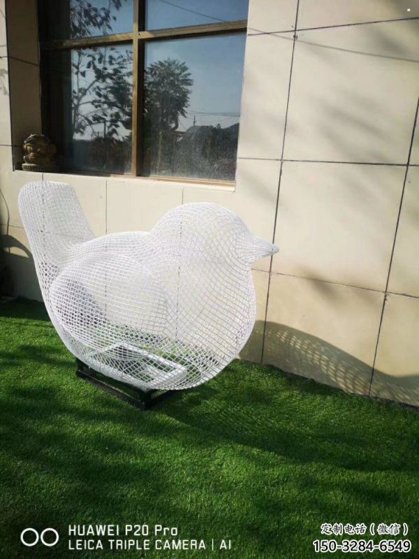 宜昌鏤空鳥雕塑供需，透雕系列，鐵藝小鳥雕塑制造商