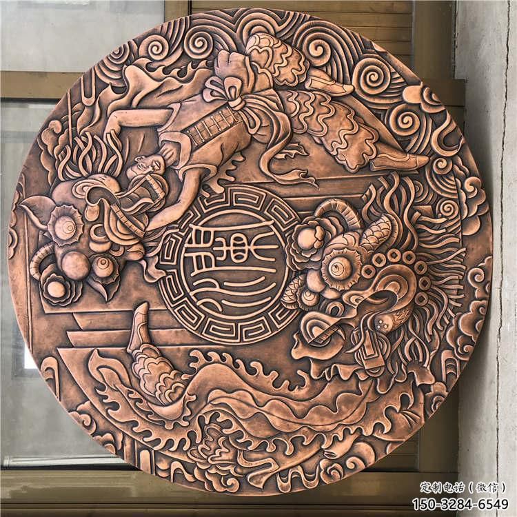 無錫戶外浮雕供求，村標概念，鍛銅浮雕制作廠家