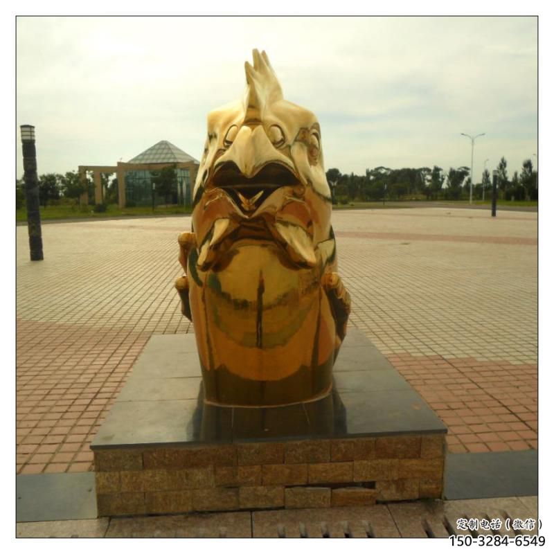 新建不銹鋼生肖雕塑，鍍鈦工藝，公園廣場(chǎng)戶(hù)外擺放