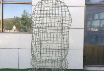 宜昌鏤空孔子雕塑訂做，景區(qū)雕塑，鐵藝古代人物雕塑定價(jià)