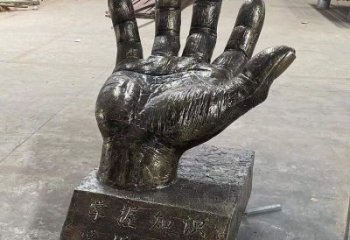 永州手掌雕塑廠家，公園小品，玻璃鋼手掌雕塑優(yōu)選