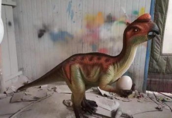 連云港抽象恐龍雕塑制造，動物雕塑，玻璃鋼恐龍雕塑展品