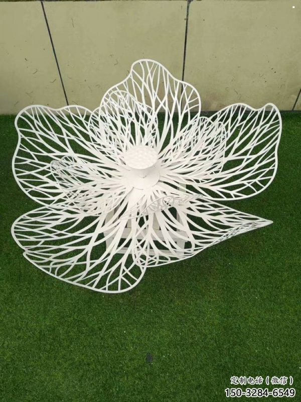 鞍山梨花雕塑供應，城市裝飾，鏤空梨花雕塑廠家優選