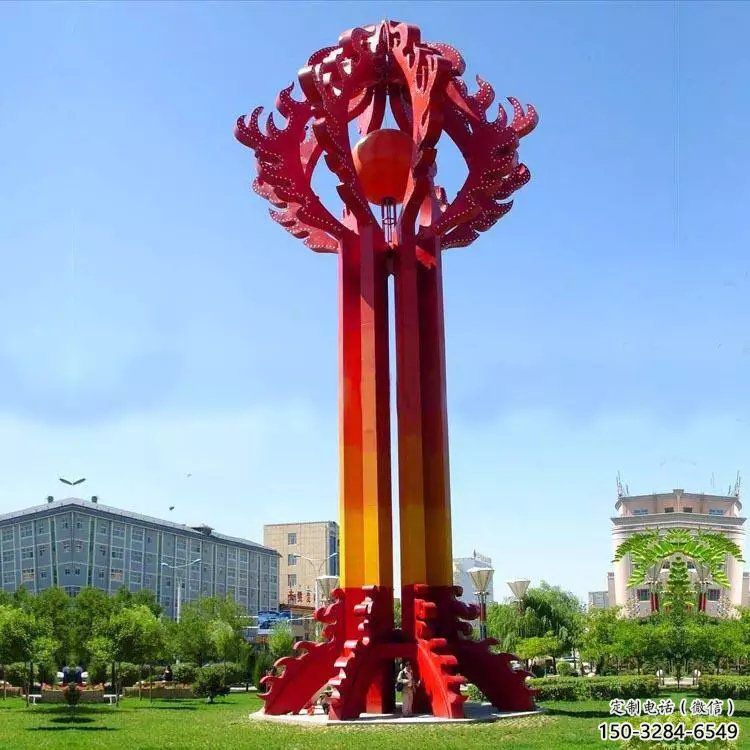 呼倫貝爾街道精神堡壘雕塑