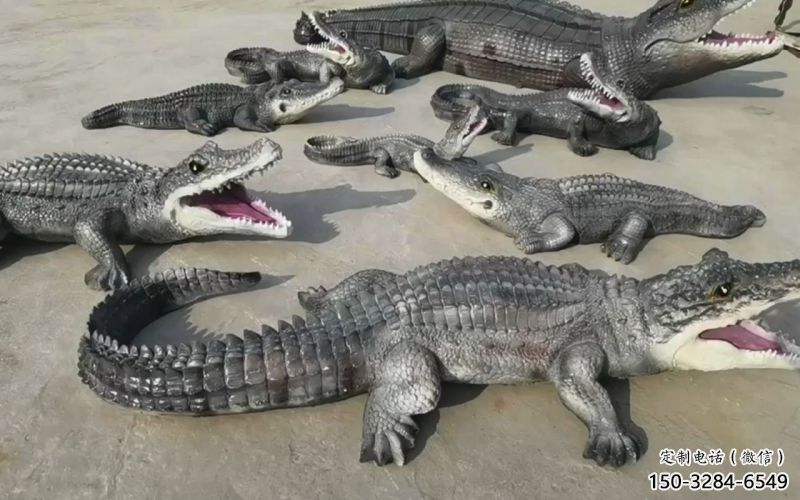 呼倫貝爾園林鱷魚(yú)雕塑