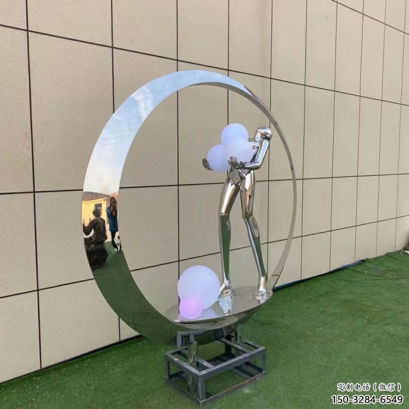 永寧仙子雕塑展品，公園小品，景觀圓環仙子雕塑生產商