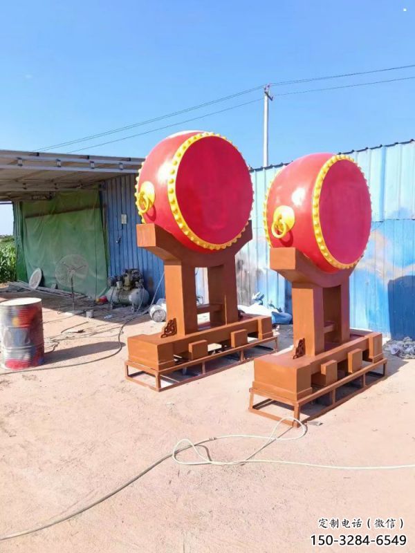 玉樹景觀戰(zhàn)鼓雕塑