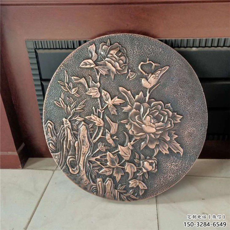 濰坊鍛銅浮雕廠家，露天雕塑，鑄銅福字浮雕訂做