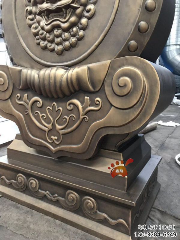 泰安抱箍鑄造觀賞型，露天雕塑，鑄銅抱箍雕塑訂做