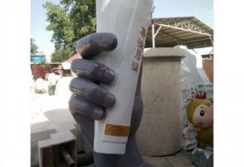 西夏手卷雕塑優(yōu)選，室外雕塑，玻璃鋼手卷雕塑優(yōu)選