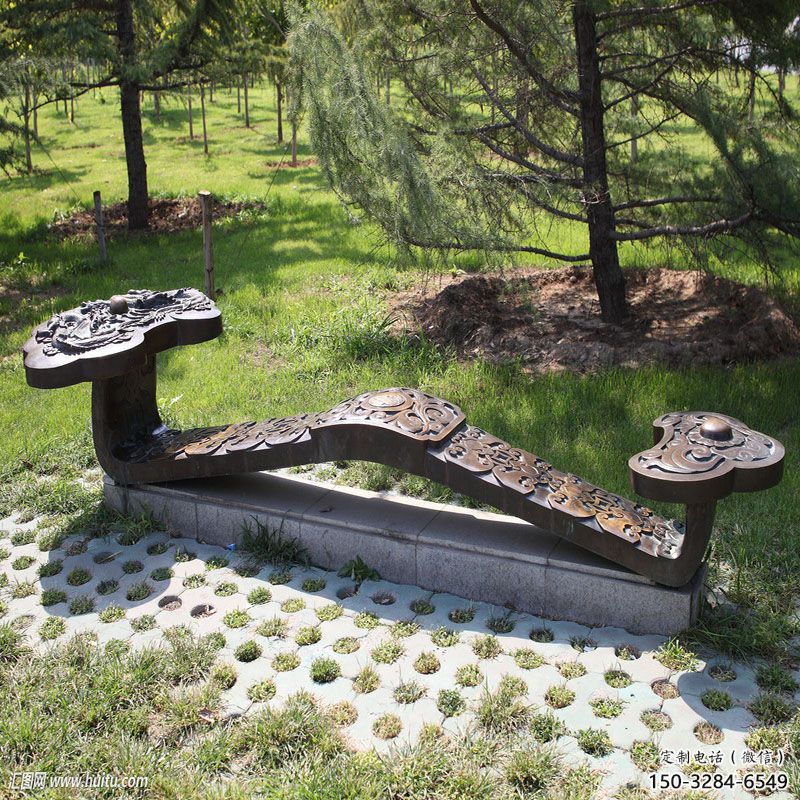 喀什景觀如意雕塑優選，陸地擺件，園林如意雕塑供應