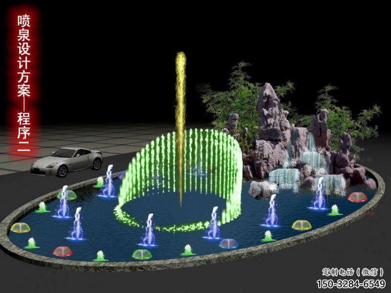 怒江旱地漂浮噴泉雕塑，水景藝術噴泉雕塑生產商