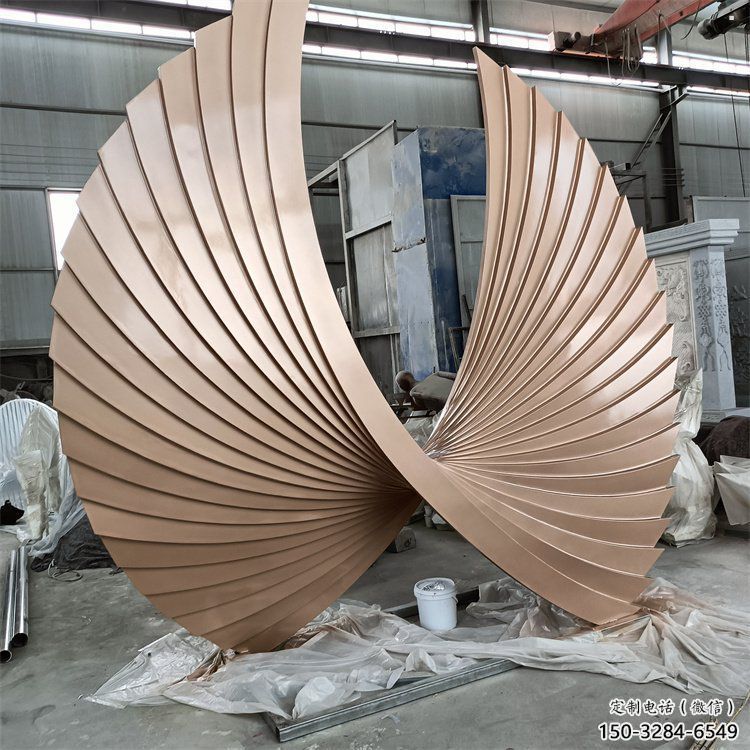 衢州羽翼雕塑常用，景觀概念，不銹鋼羽翼雕塑展品