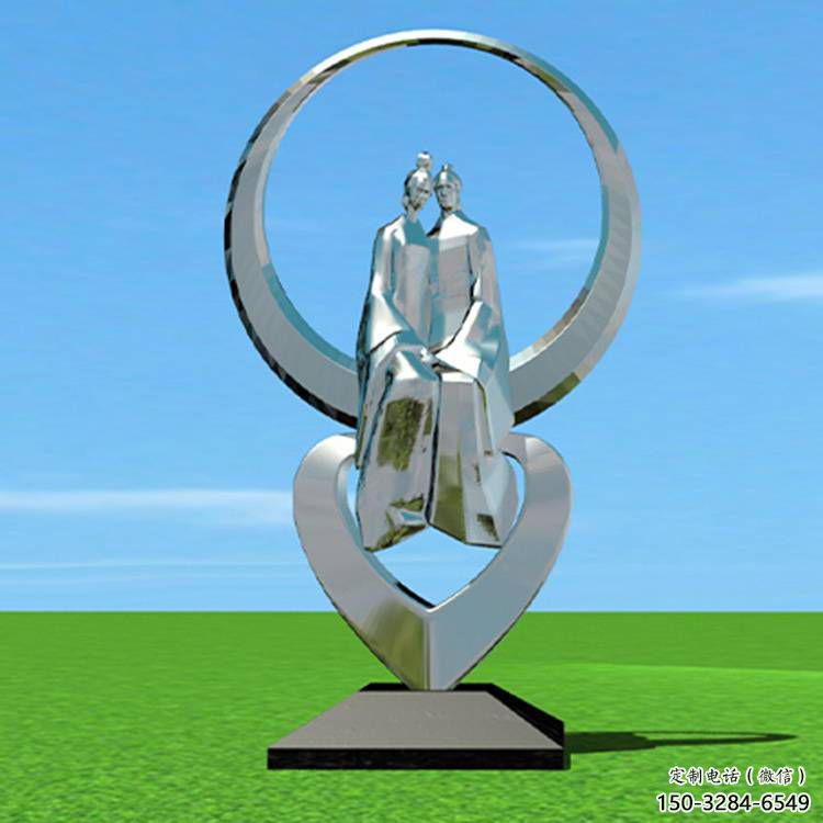 萬州創(chuàng)意牛郎織女雕塑