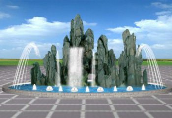 阿勒泰電影變頻噴泉雕塑，水景噴泉雕塑承接