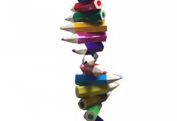 西湖企業(yè)鉛筆雕塑