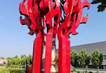 北碚火球雕塑，精神堡壘火球雕塑落地展示